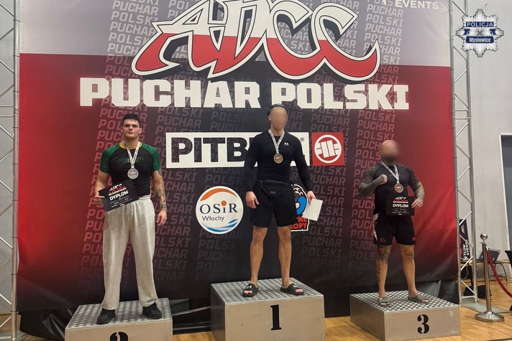 Mysłowicki policjant zajął drugie miejsce w Pucharze Polski ADCC w Jiu Jitsu