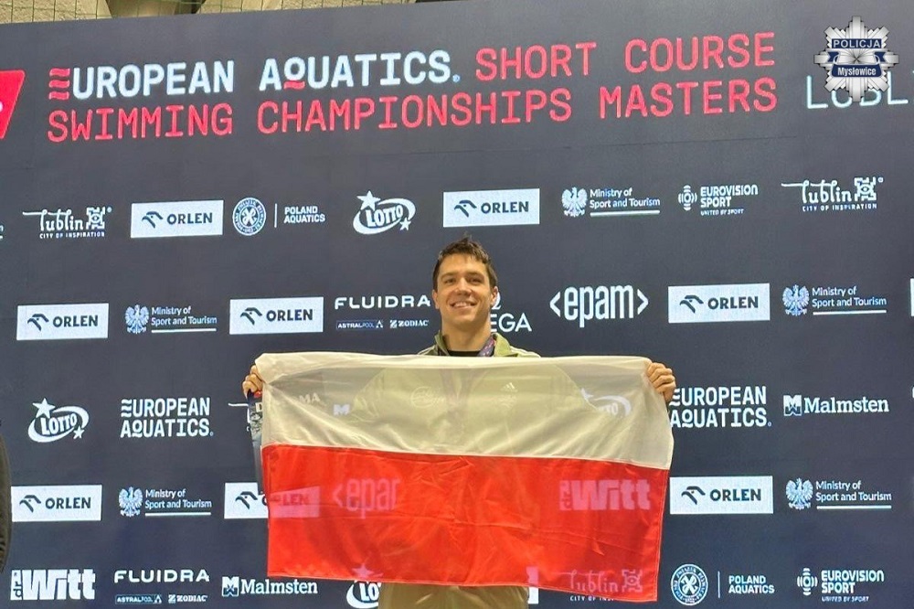 Podkom. Paweł Jankowski zdobył 3 złote medale na Mistrzostwach Europy Masters!