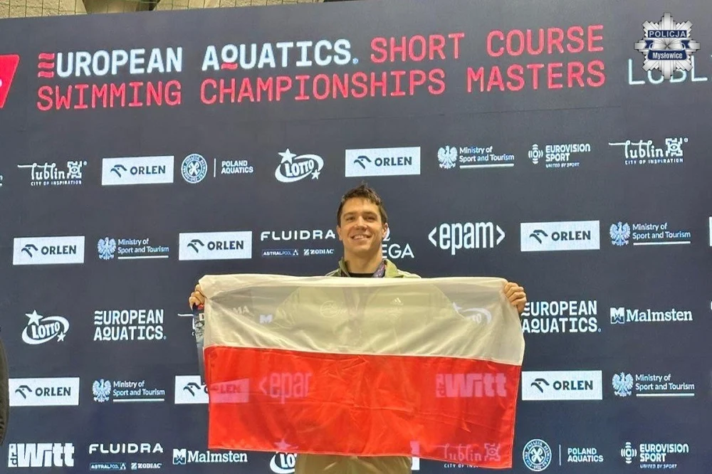 Podkom. Paweł Jankowski zdobył 3 złote medale na Mistrzostwach Europy Masters!