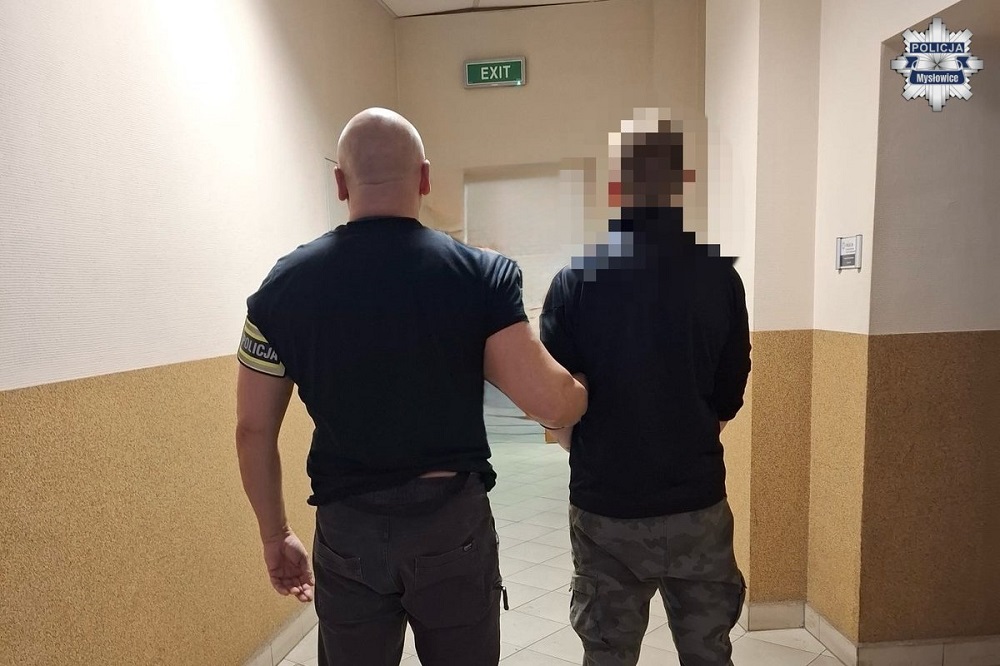 Kradzież rozbójnicza w Mysłowicach. Kryminalni zatrzymali 34-latka