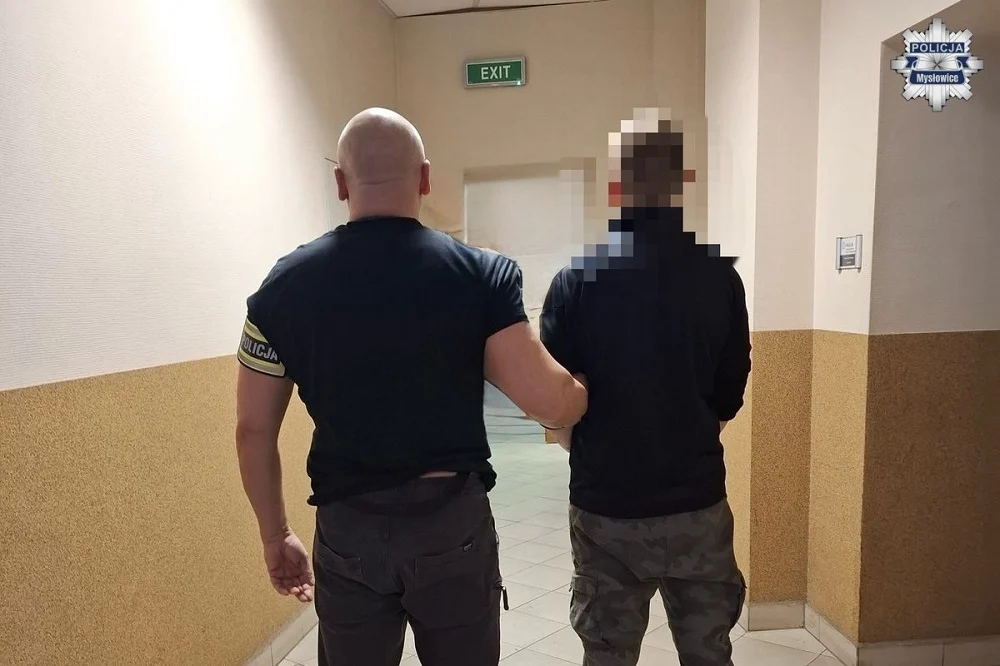 Kradzież rozbójnicza w Mysłowicach. Kryminalni zatrzymali 34-latka