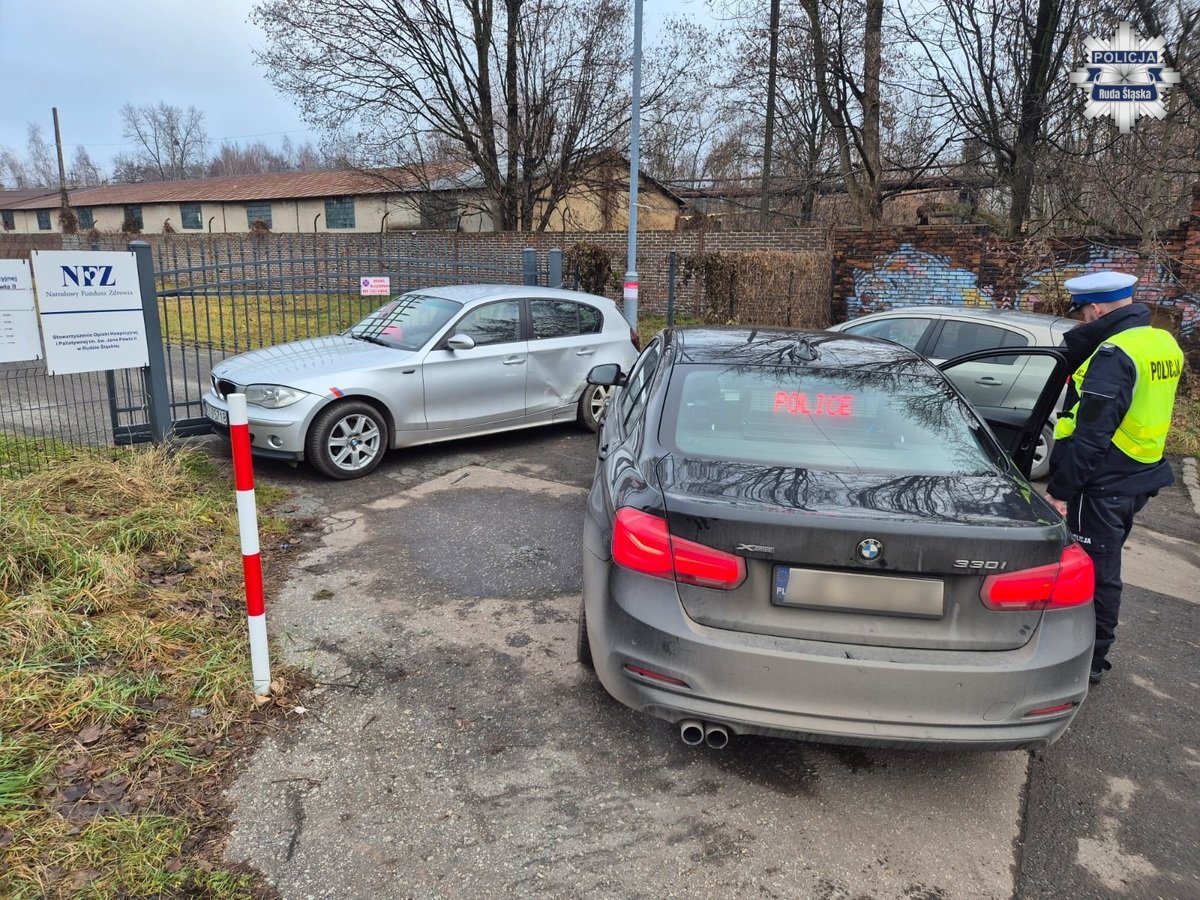 Ruda Śląska: Policyjny pościg zakończony zatrzymaniem