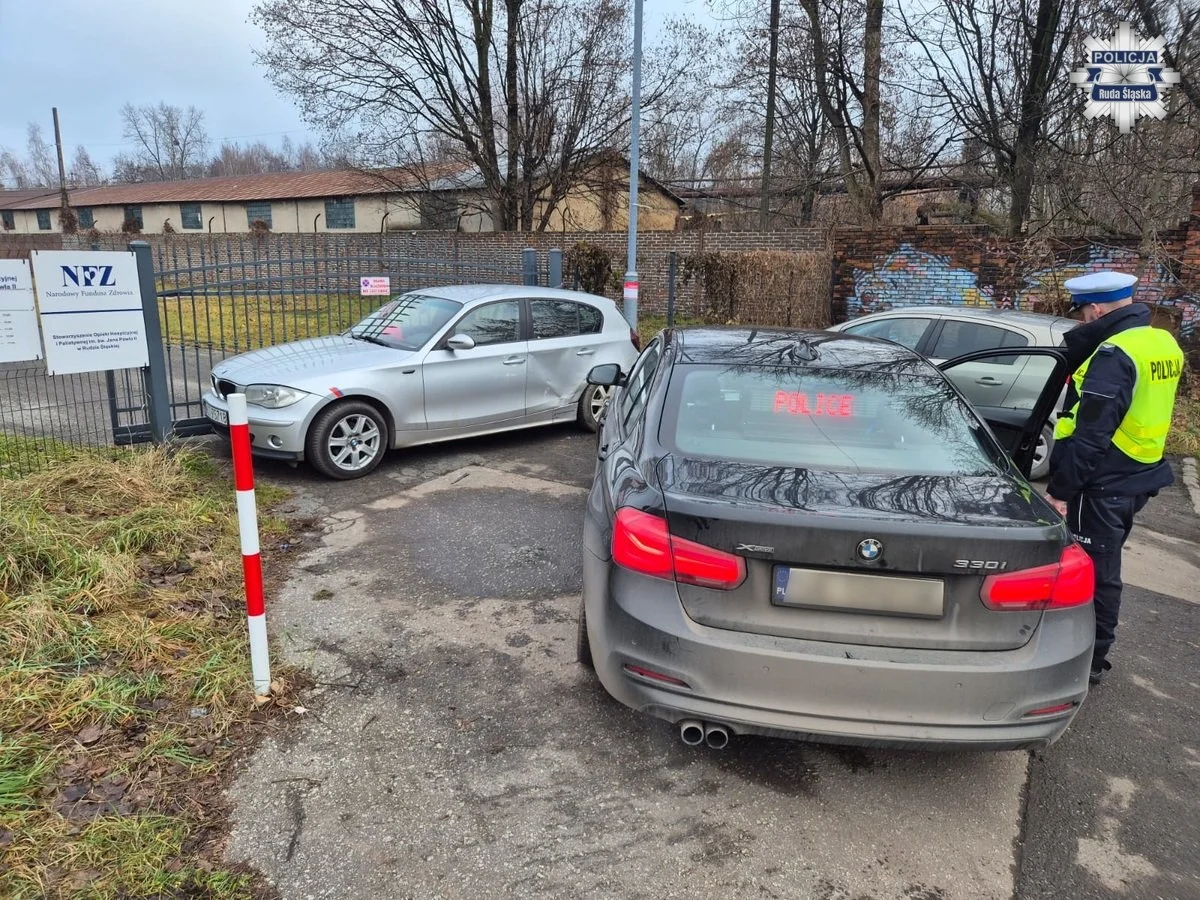 Ruda Śląska: Policyjny pościg zakończony zatrzymaniem