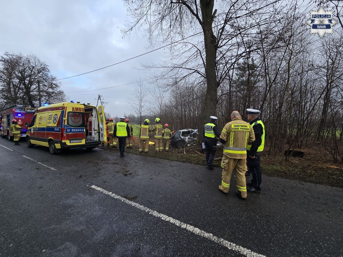 Tragiczny wypadek na ulicy Czecha w Rybniku. Dwie ofiary śmiertelne