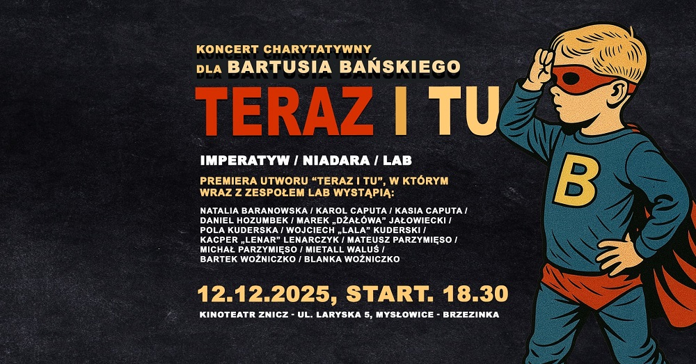 „Teraz i tu” – teledysk na rzecz Bartusia Bańskiego już dostępny!