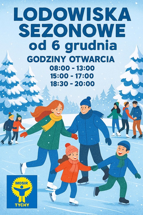 Zimowy sezon w Tychach – otwarcie lodowisk 6 grudnia! / fot. MOSiR Tychy