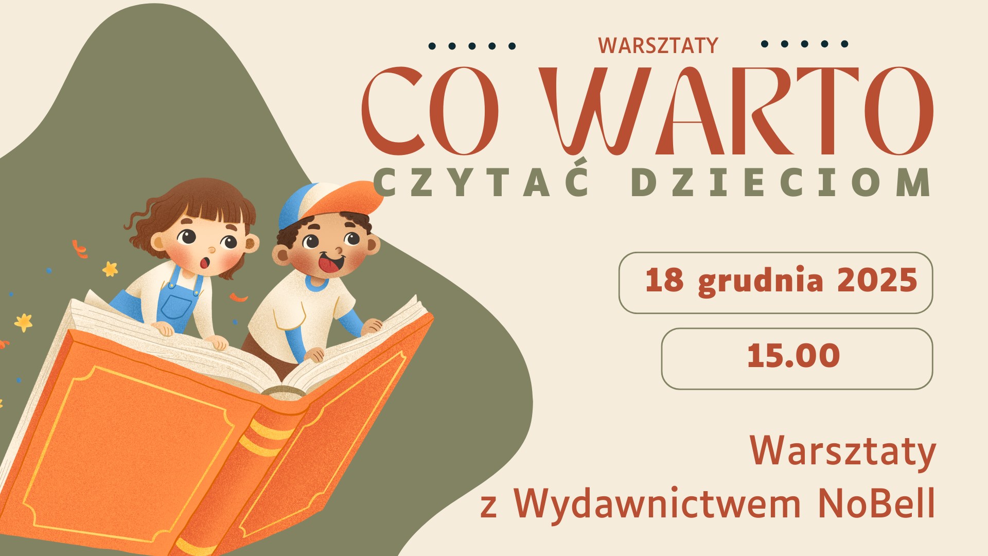 Co warto czytać dzieciom? Warsztaty literackie w Zabrzu z Wydawnictwem NoBell