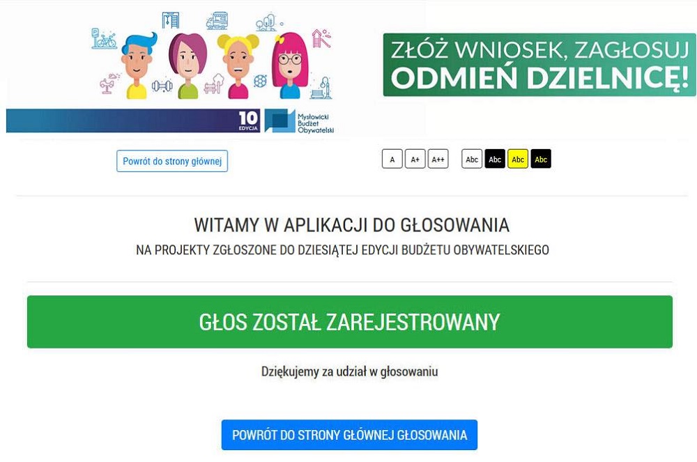 Rusza głosowanie w Mysłowickim Budżecie Obywatelskim! Sprawdź, jak zagłosować!