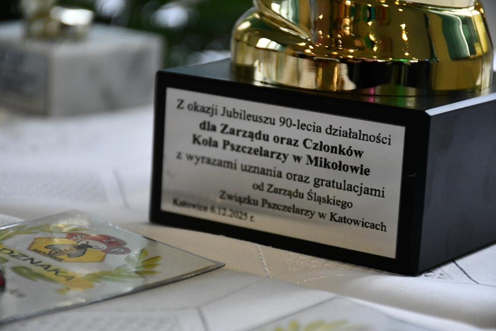 90-lecie Koła Pszczelarzy w Mikołowie – odznaczenia dla pszczelarzy z Orzesza