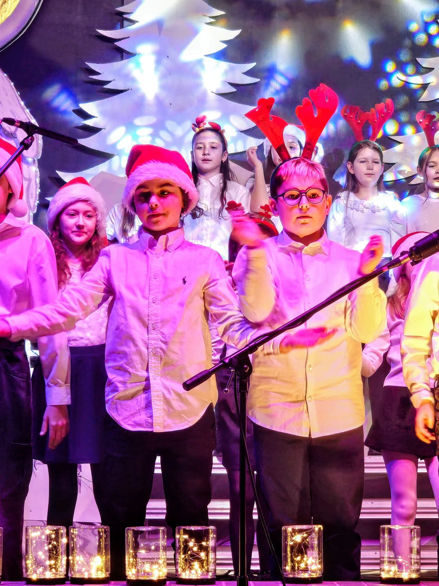 Świąteczny koncert uczniów klas IV i V w Zabrzu / fot. Szkoła Społeczna w Zabrzu