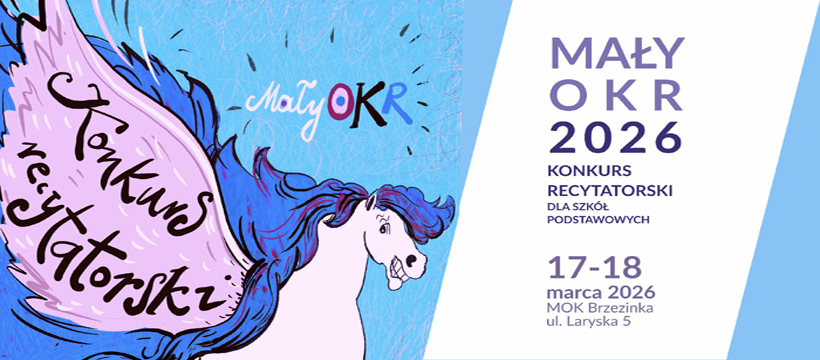 „Mały OKR” 2026 w Mysłowicach: konkurs recytatorski dla uczniów szkół podstawowych