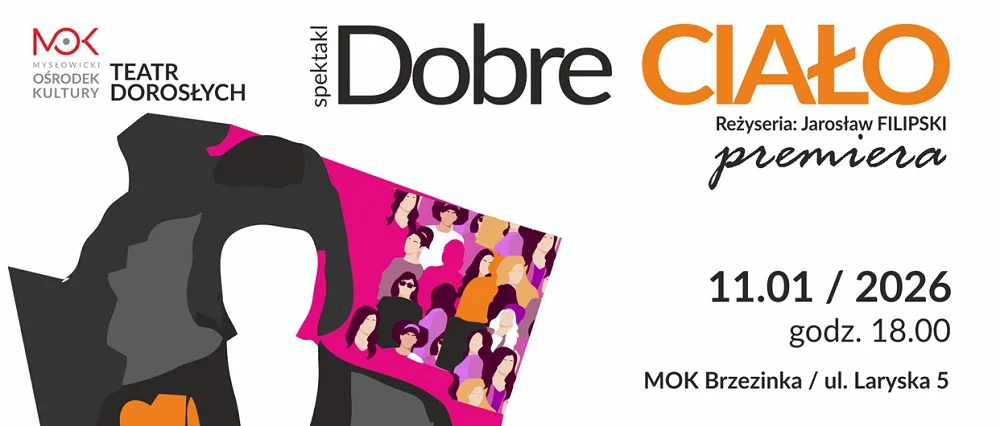 Teatr Dorosłych w Mysłowicach – „Dobre Ciało” w MOK Brzezinka 11 stycznia