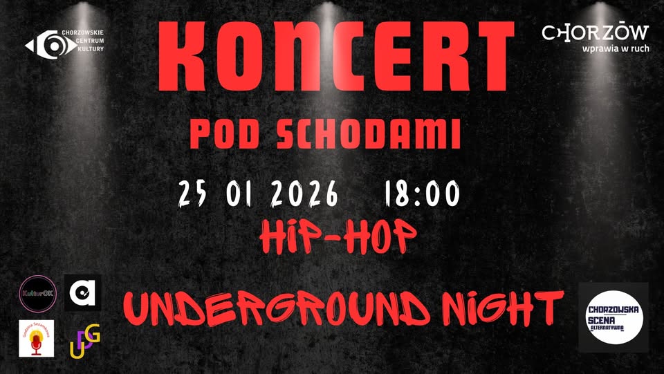 CHORZOWSKA SCENA ALTERNATYWNA w Scenie pod Schodami / Hip-Hop Underground Night