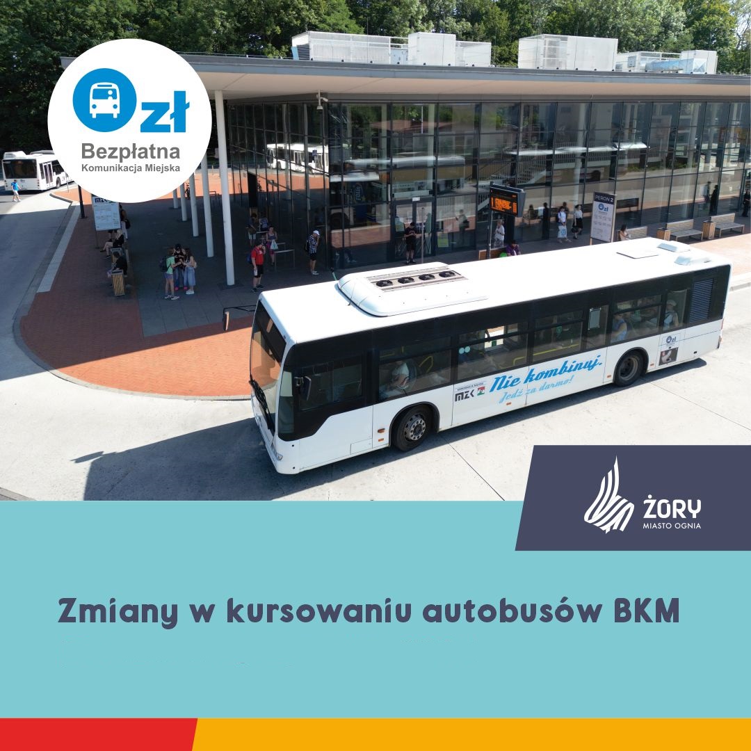 Nowe rozkłady BKM w Żorach od 1 stycznia. Sprawdź zmiany na liniach 01–09