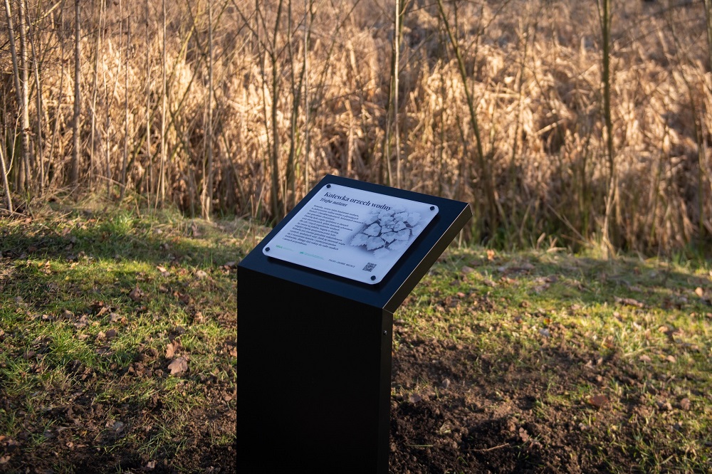 Nowe tablice przyrodnicze w Parku Północnym