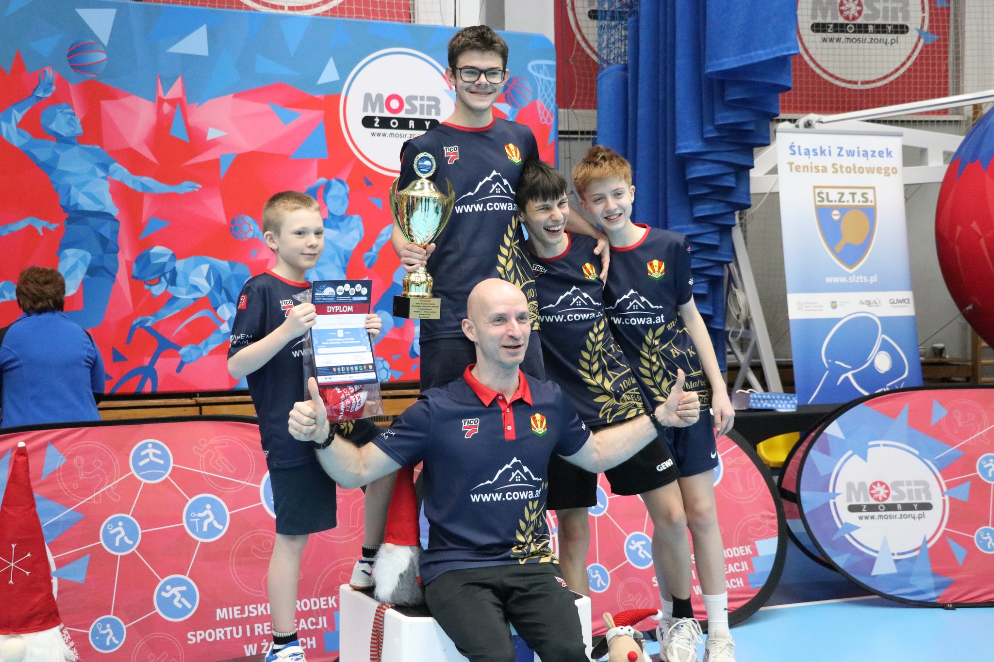 XXVI Wigilijny Turniej Tenisa Stołowego w Żorach  [FOTO]