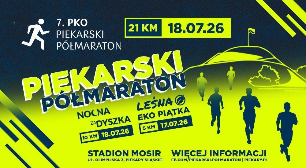 Ruszyły zapisy na 7. PKO Piekarski Półmaraton 2026. Start nocą 18 lipca