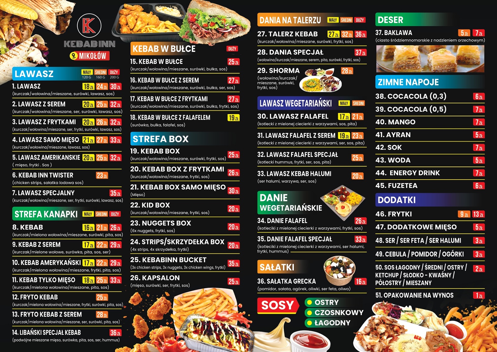 Kraftowy kebab i lawasz wypiekany na miejscu! Poznaj Kebab Inn z Mikołowa