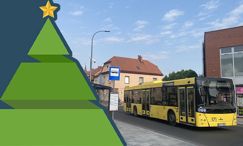 Komunikacja miejska w okresie świąteczno-noworocznym