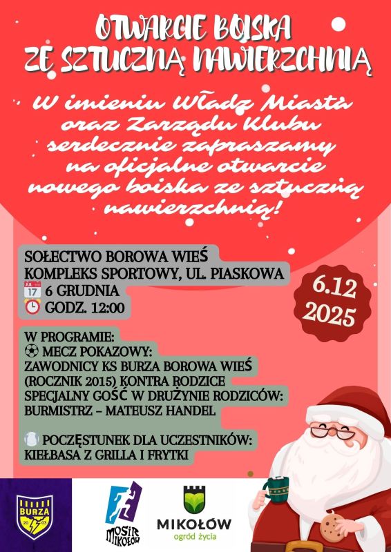 Dzieci kontra rodzice na inaugurację boiska ze sztuczną nawierzchnią w Mikołowie