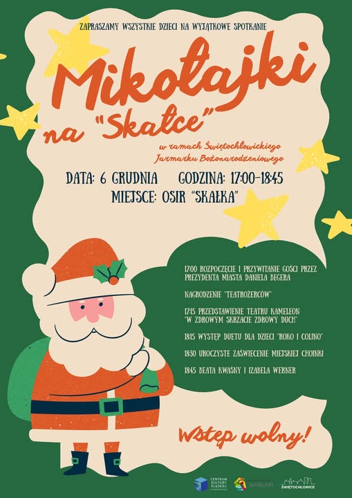 Mikołajki na „Skałce” w Świętochłowicach. Magiczny wieczór dla całych rodzin
