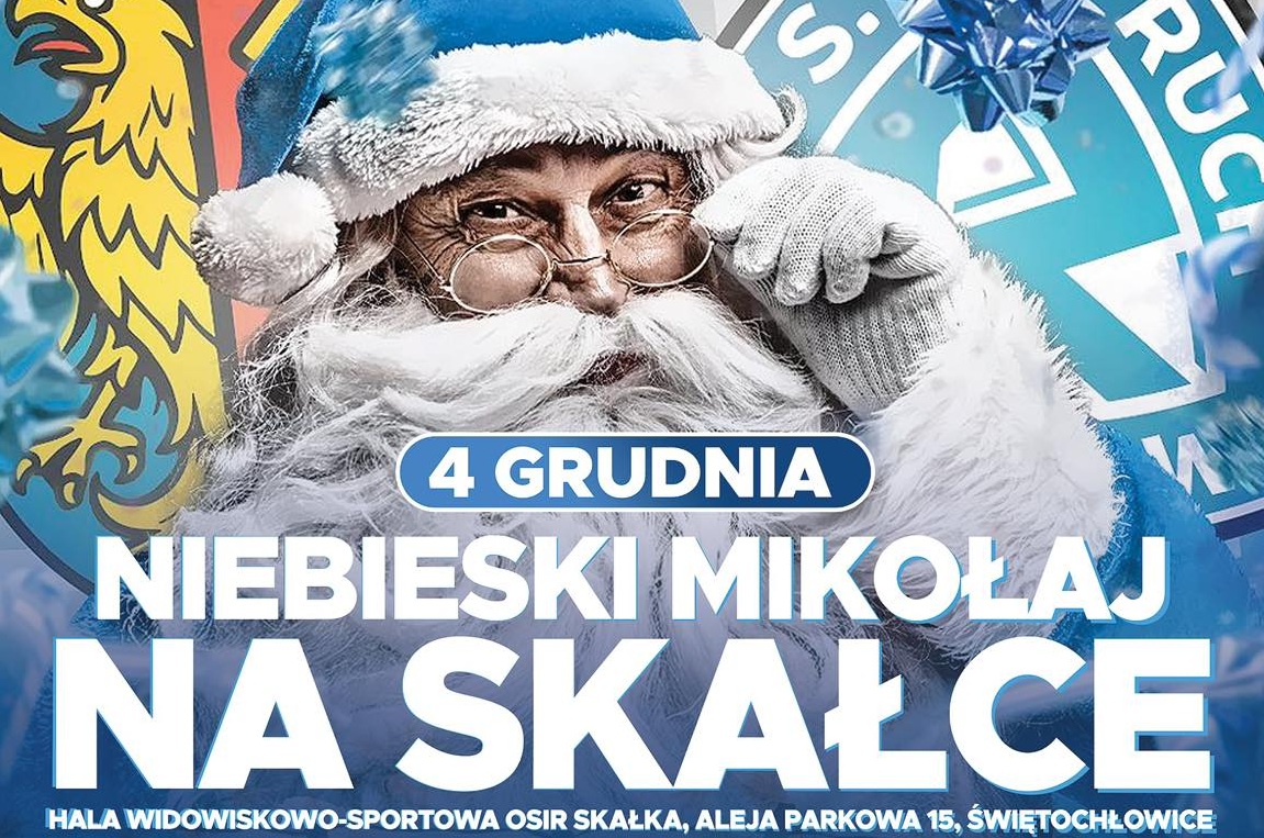 Niebieski Mikołaj 2025 w Świętochłowicach – atrakcje, koncert i pokaz fajerwerków