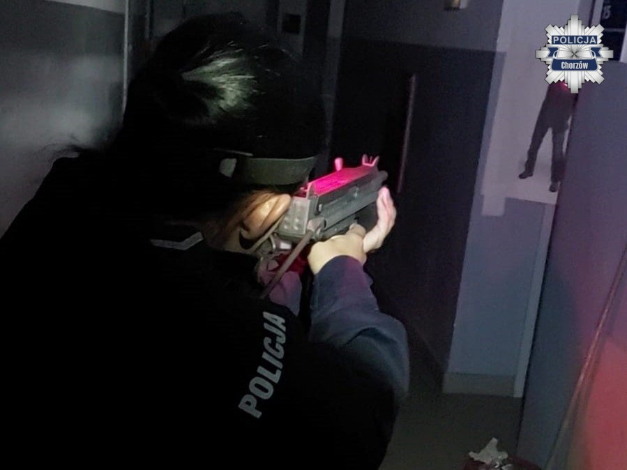 Policjanci z Chorzowa regularnie doskonalą swoje umiejętności podczas szkoleń