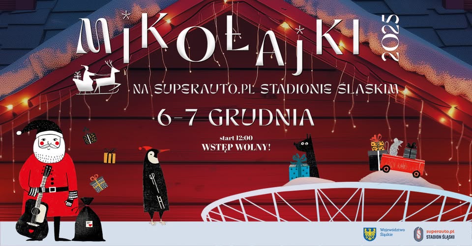 Mikołajki na Stadionie Śląskim. Koncerty i atrakcje dla całych rodzin