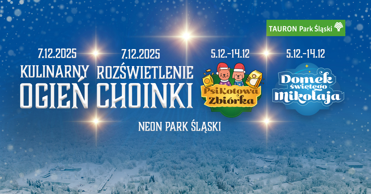 Świąteczny czas w TAURON Parku Śląskim: Domek Mikołaja, kulinaria i rozświetlenie choinki