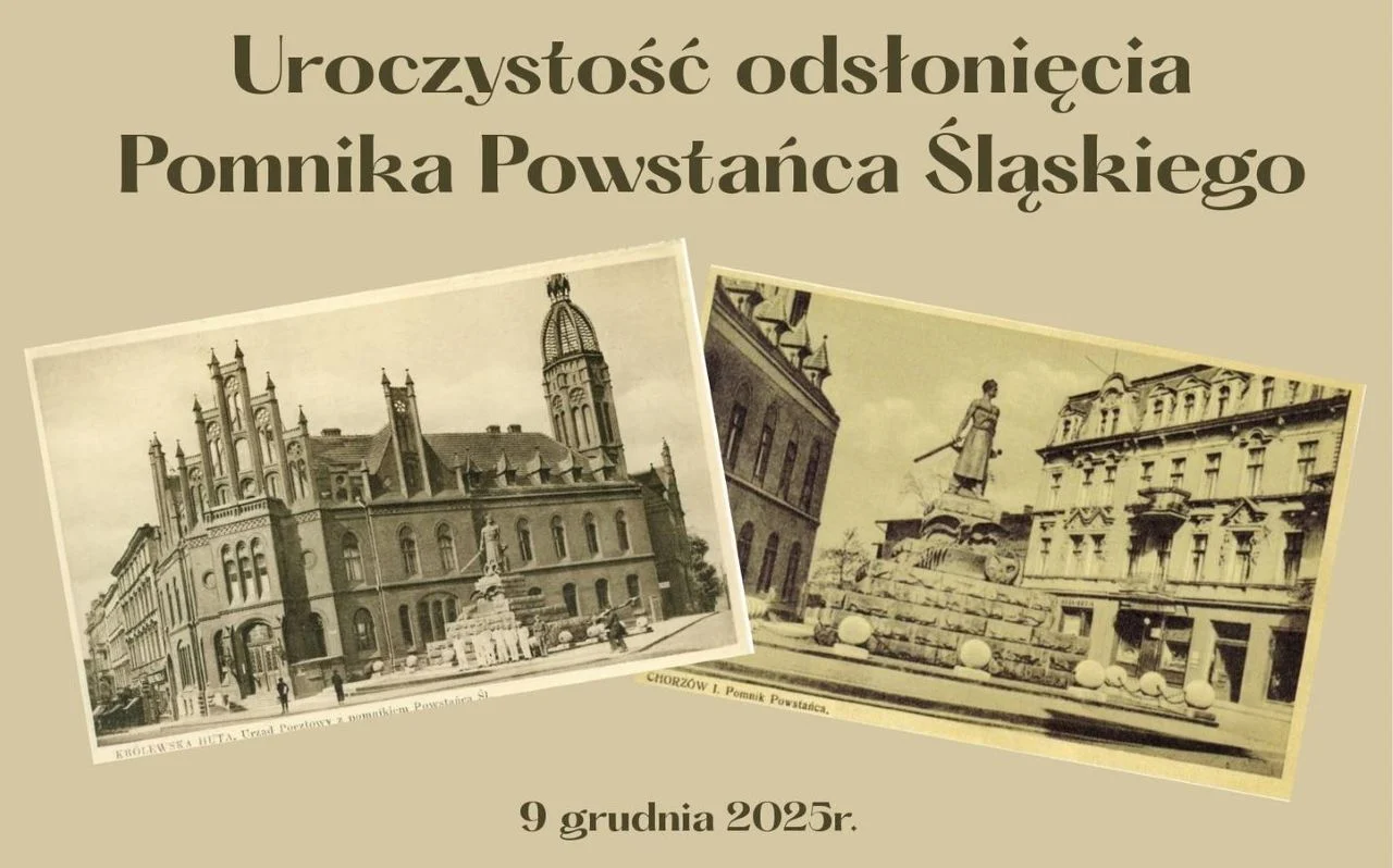 To już dziś! Odsłonięcie odnowionego Pomnika Powstańca Śląskiego w Chorzowie