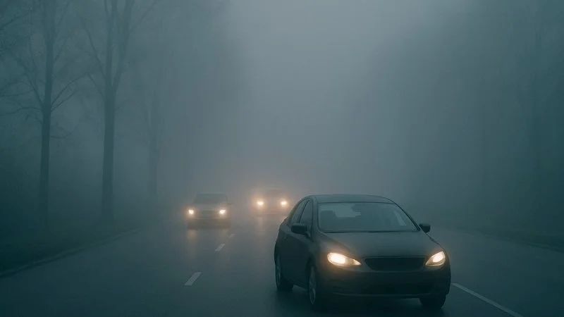 Uwaga na gęstą mgłę! Ostrzeżenie meteorologiczne