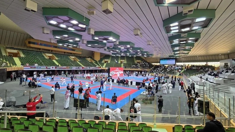 Sensei Dariusz Kudyk z Żor na podium MŚ KWF / fot. UM Żory