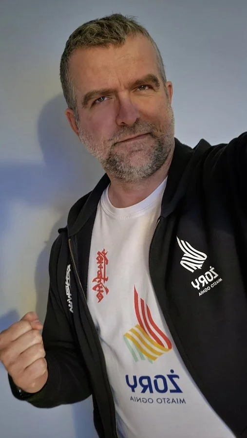 Sensei Dariusz Kudyk z Żor na podium MŚ KWF / fot. UM Żory