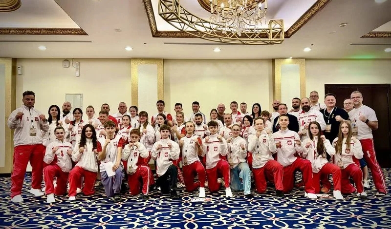 Sensei Dariusz Kudyk z Żor na podium MŚ KWF / fot. UM Żory