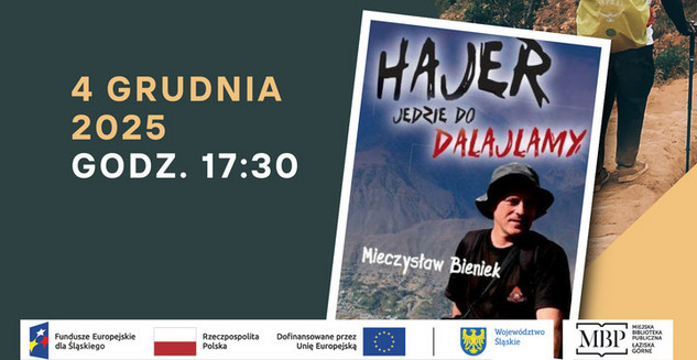 Spotkanie z „Hajerem” Bieńkiem w Łaziskach Górnych – pasjonujący wieczór w MBP