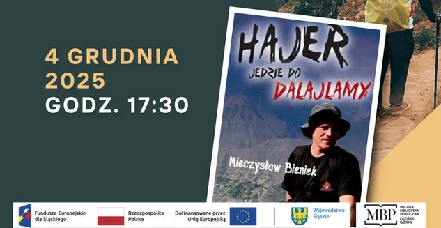 Spotkanie z „Hajerem” Bieńkiem w Łaziskach Górnych – pasjonujący wieczór w MBP
