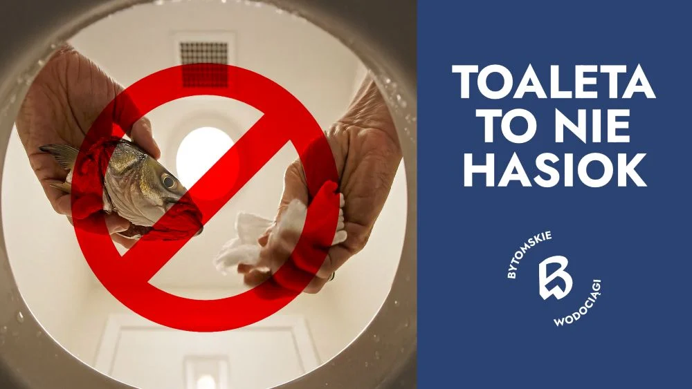 Bytomskie Wodociągi przypominają, że toaleta to nie śmietnik