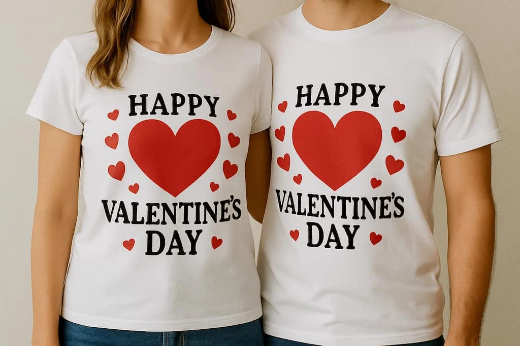 Idealny prezent na walentynki - koszulki dla par