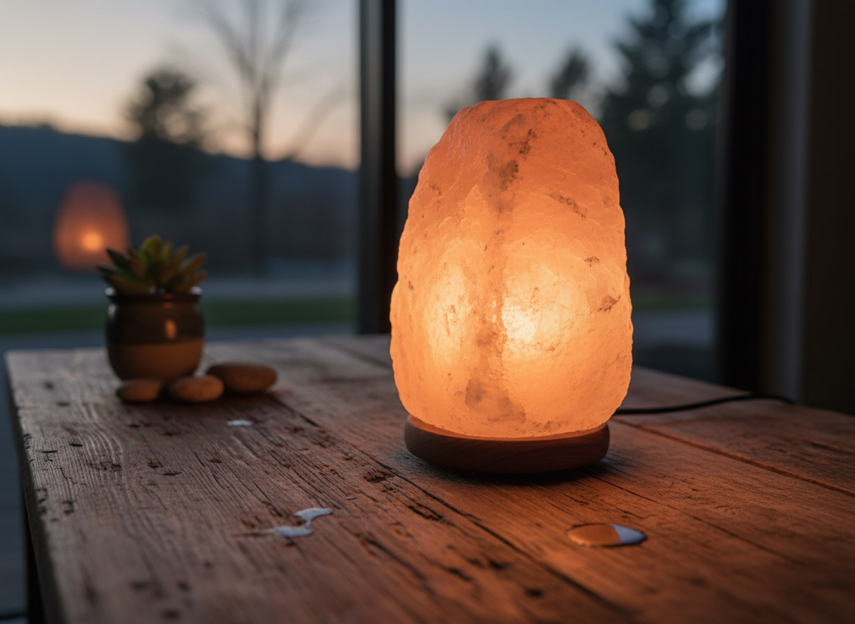 Lampa solna kłodawska – naturalny minerał, który tworzy klimat wnętrza i wpisuje się w trend ekologicznego designu