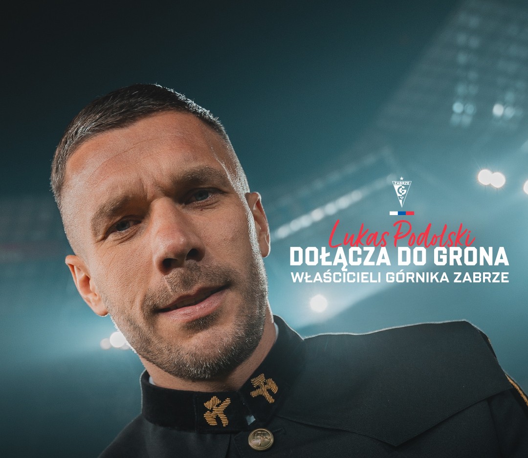 Podolski kupił akcje Górnika Zabrze. Jest już drugim największym udziałowcem