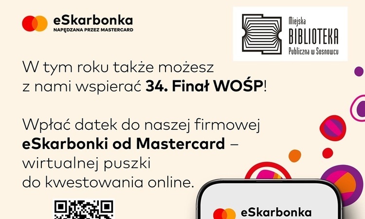 Skarbonki WOŚP w sosnowieckiej Bibliotece!