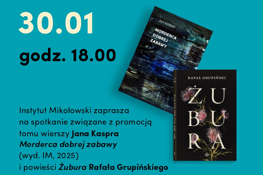 Promocja książek Jana Kaspra i Rafała Grupińskiego w Instytucie Mikołowskim