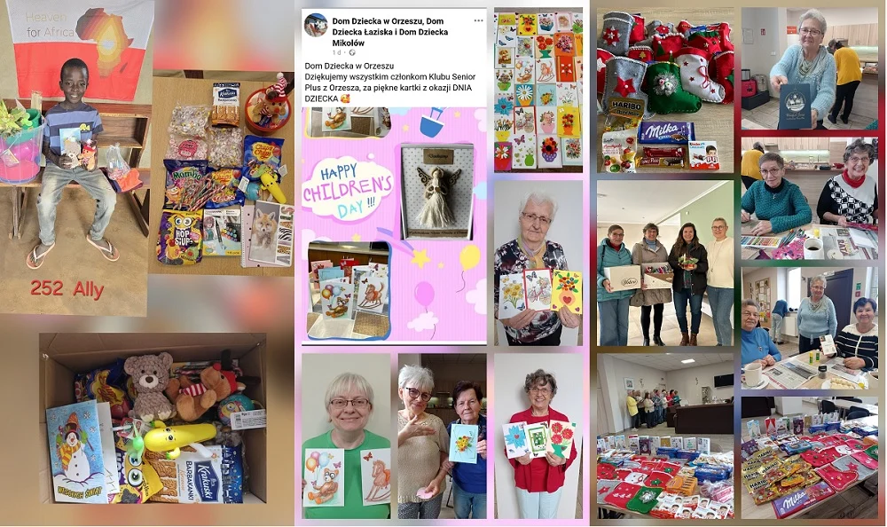 Seniorzy z Orzesza wspierają dzieci – charytatywne działania Klubu Senior+