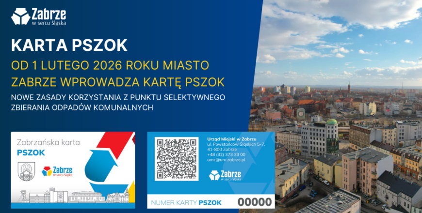 Zabrze wprowadza Kartę PSZOK – nowe zasady przyjmowania odpadów od 1 lutego