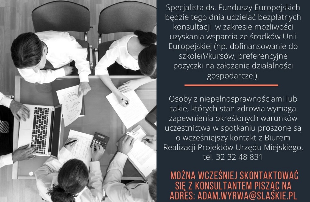 Mobilny Punkt Informacyjny w Orzeszu. Sprawdź, jak zdobyć wsparcie z UE