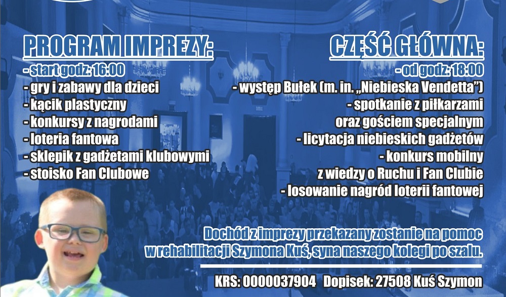 XIV spotkanie z piłkarzami Ruchu Chorzów w Mikołowie! Zobacz program wydarzenia