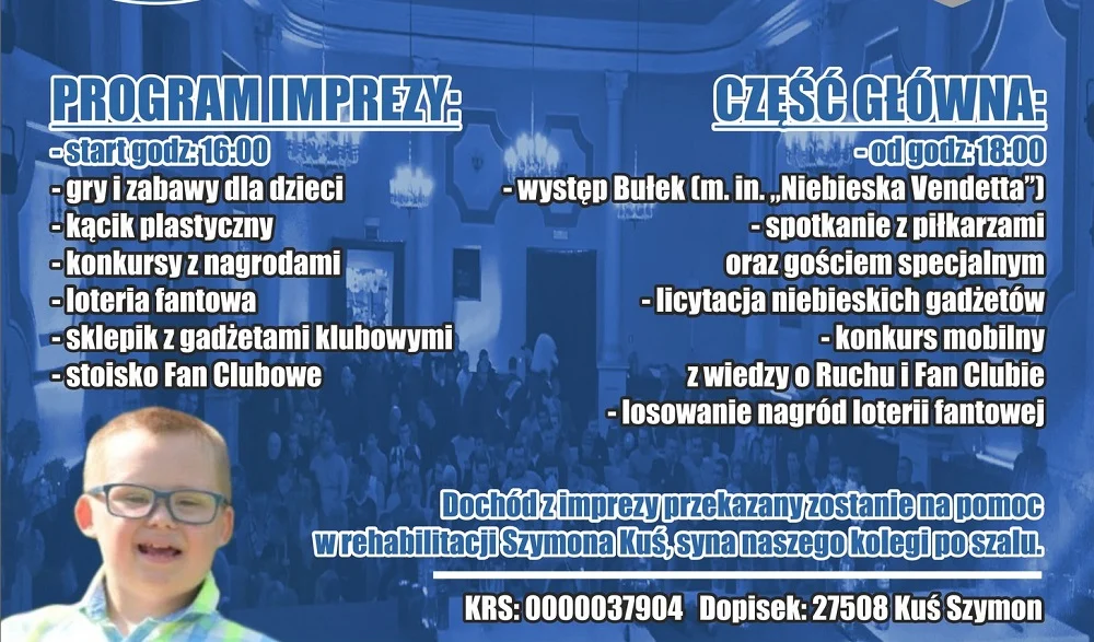 XIV spotkanie z piłkarzami Ruchu Chorzów w Mikołowie! Zobacz program wydarzenia