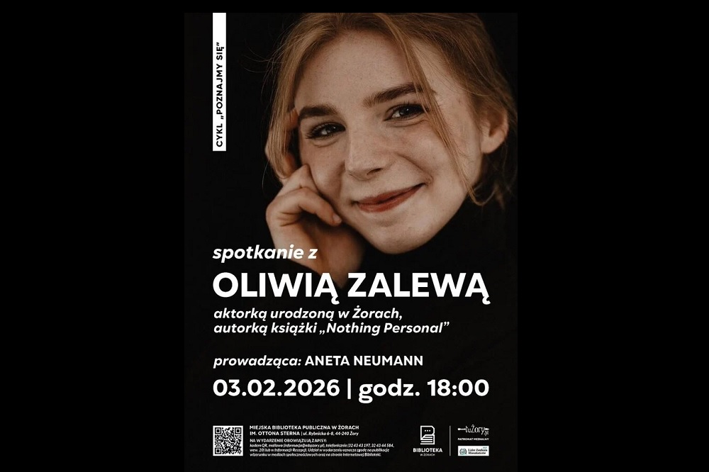 Spotkanie z Oliwią Zalewą w Żorach – autorka „Nothing Personal” w Miejskiej Bibliotece