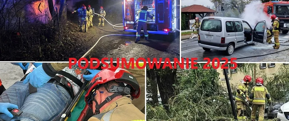 Strażacy z Mysłowic podjęli 968 interwencji w 2025 roku