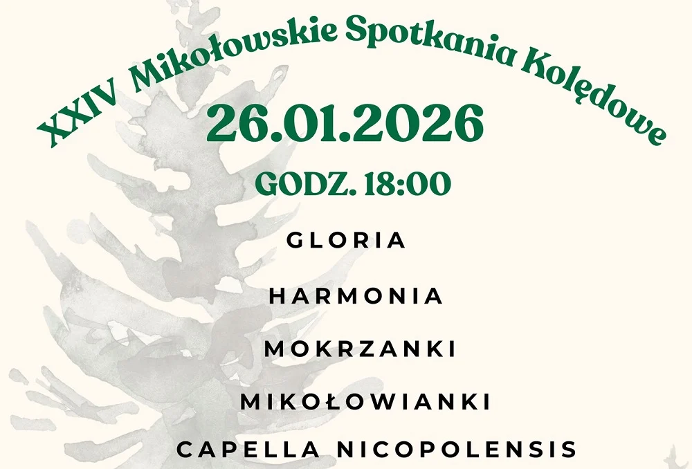 Mikołowskie Spotkania Kolędowe: świąteczna muzyka i wspólne kolędowanie 26 stycznia